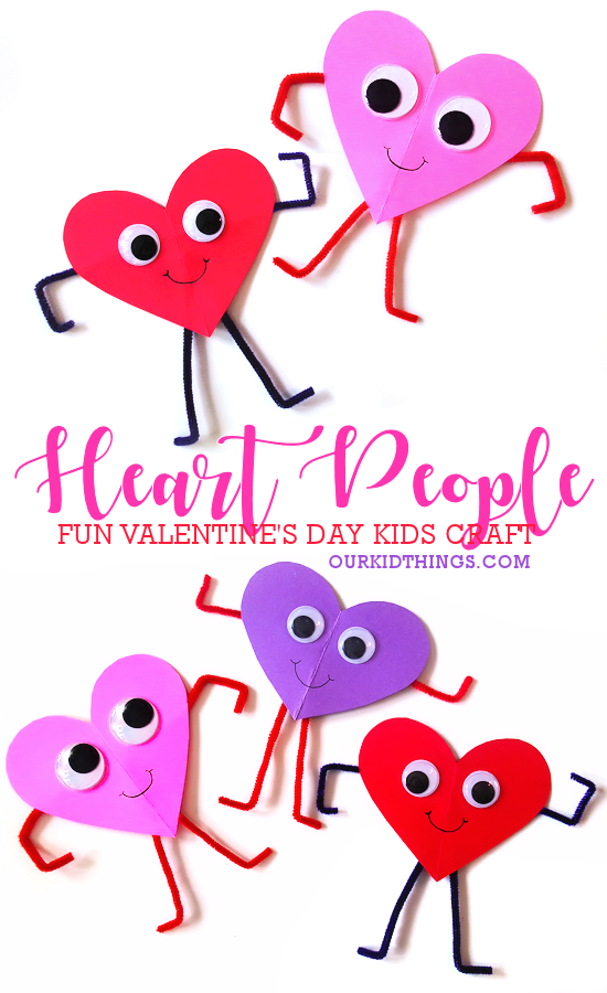 Heart People Craft pin image.